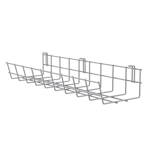  Safco EVEN 18"W x 5.65"D x 3.31"H Wire Management Basket - LDWB18S