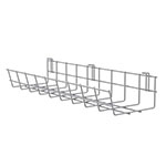 Safco EVEN 18"W x 5.65"D x 3.31"H Wire Management Basket - LDWB18S ET11744