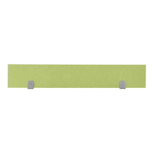 Photograph of the Safco EVEN, 48" Slatwall Topper Panel, made for use with EVEN™ Worktables which Create privacy or extra style.