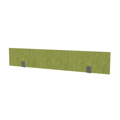 Photograph of the Safco EVEN, 48" Slatwall Topper Panel, made for use with EVEN™ Worktables which Create privacy or extra style.