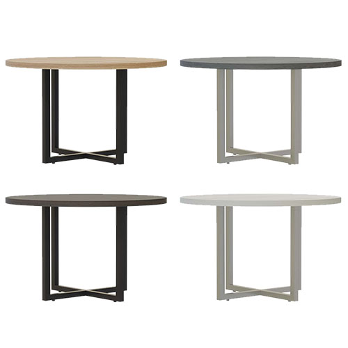  Safco Mirella Conference Table, 42" (Table &amp; Base) - (4 Colors Available)