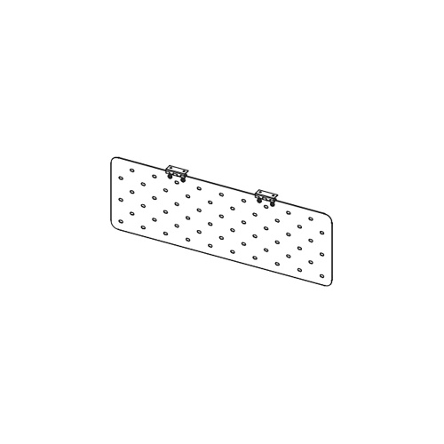  Safco Cohere 48"W X 12"H Steel Modesty Panel, For 54"W Fixed or Pin Height Adjustable Tables - HSMOD54