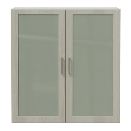 Safco Mirella Glass Cabinet Door Display - (3 Colors Available)