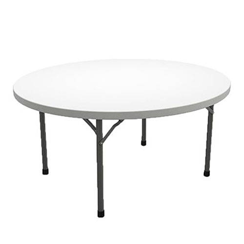  Safco Event Series 60" Round Folding Table, 29"H - 770060DGWT