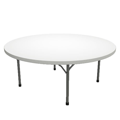  Safco Event Series 72&quot; Round Folding Table, 29&quot;H - 770072DGWT