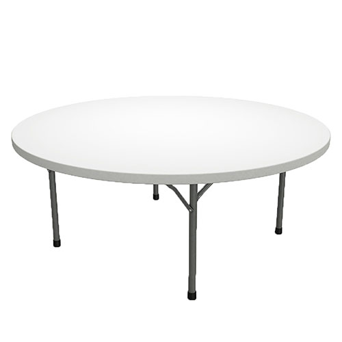  Safco Event Series 72" Round Folding Table, 29"H - 770072DGWT