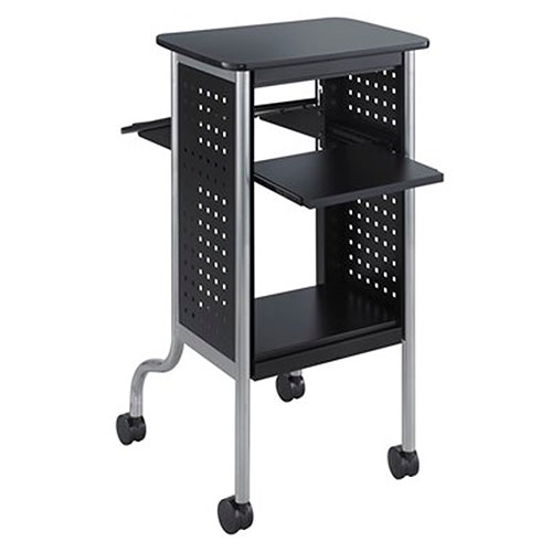  Safco Scoot Presentation Cart, Black - 8945BL