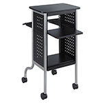 Safco Scoot Presentation Cart, Black - 8945BL ET11789