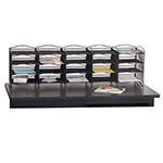 Safco Onyx Mail Sorter, Black - 7770BL ET11790