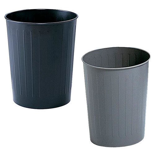  Safco Round Wastebasket, 23-1/2 Qt. (Qty. 6) - (2 Colors Available)