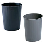 Safco Round Wastebasket, 23-1/2 Qt. (Qty. 6) - (2 Colors Available) ET11819
