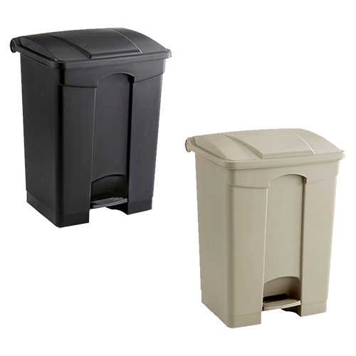 Safco Plastic Step-On - 17 Gallon - (2 Colors Available