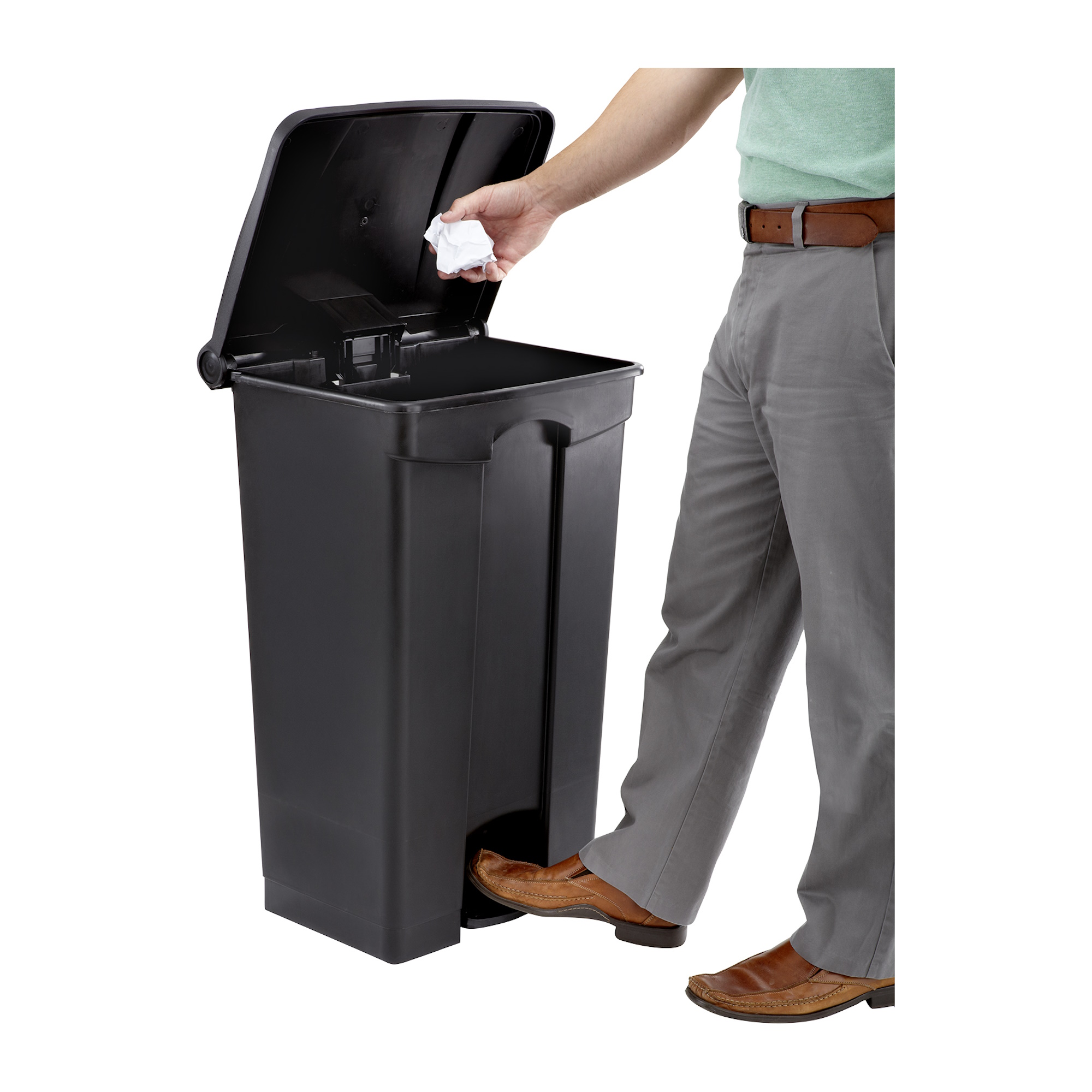 Safco Plastic Step-On - 23 Gallon