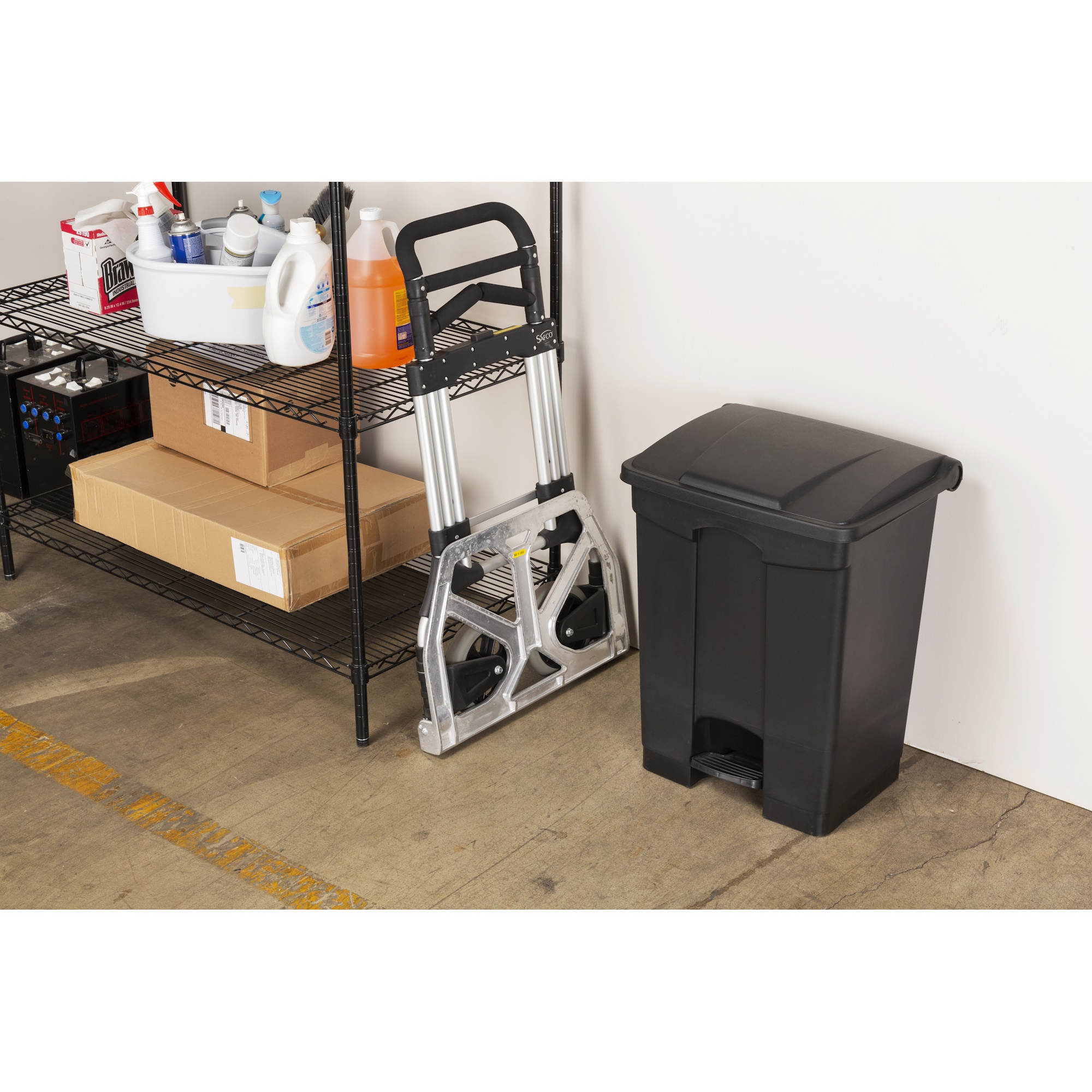 Safco Plastic Step-On - 23 Gallon