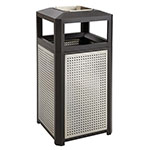 Safco Evos Series Steel w/ Ash - 38 Gal, Black - 9935BL ET11831