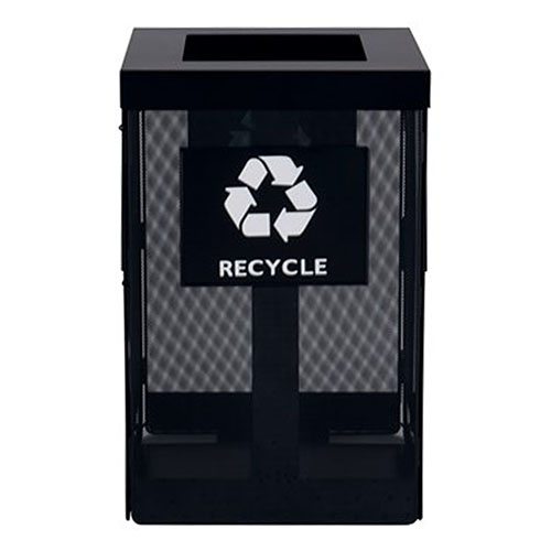 Photograph of Safco Onyx Waste Receptacle - Black - 9936BL