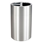 Safco Triple Recycling Receptacle, 40 Gallon, Stainless Steel - 9941SS ET11834