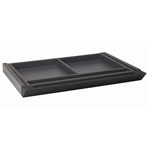  Safco Aberdeen 25&quot;W x 18&quot;D x 2&quot;H Center Drawer - ACDBLK