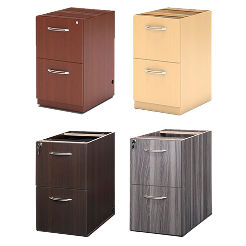  Safco Aberdeen Series Desk Pedestal, File/File - (4 Colors Available)