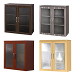 Safco Aberdeen Series Glass Display Cabinet - (4 Colors Available) ET11855