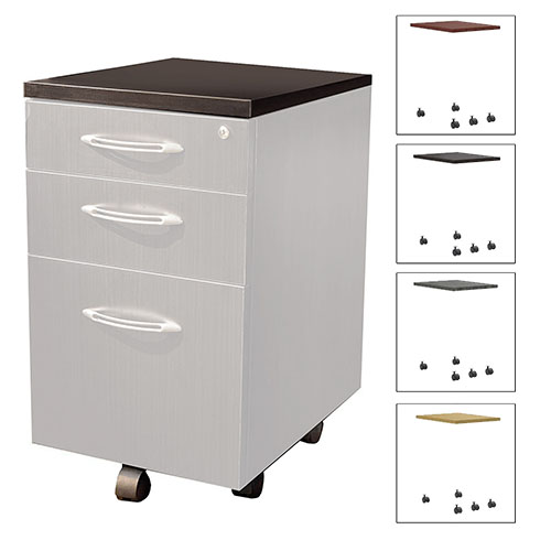  Safco Aberdeen Series Mobile Kit, Credenza Pedestals - (4 Colors Available)