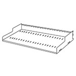 Safco ARC Rotary Slotted Shelf; 24"W x 12"D - ARC2412SLF ET11868
