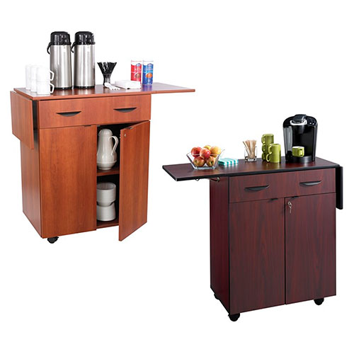  Safco Hospitality Service Cart - (2 Colors Available)
