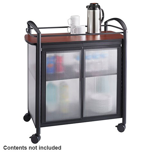 Photograph of Safco Impromptu Refreshment Cart - (2 Colors Available)