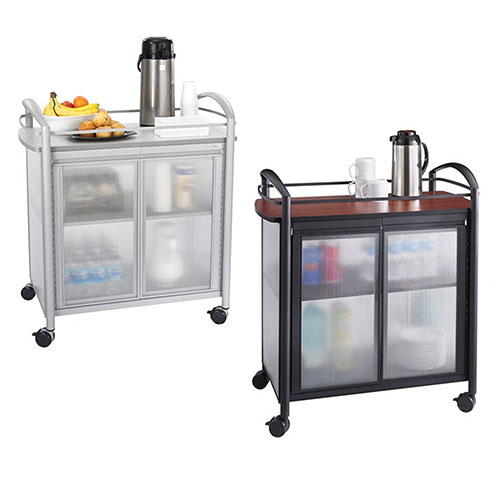  Safco Impromptu Refreshment Cart - (2 Colors Available)