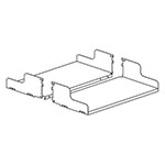 Safco 24"W x 12"D ARC Rotary Pass Through Shelf - ARCPS2412 ET11905
