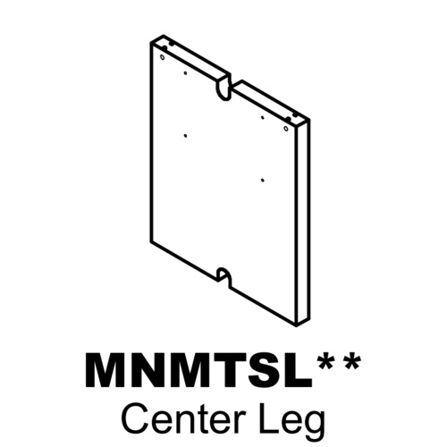 Photograph of Safco Medina CENTER LEG-12/14 CONFR. - MNMTSLLDC