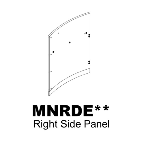 Photograph of Safco Medina RECEPTION END PANELS - MNRDELDC
