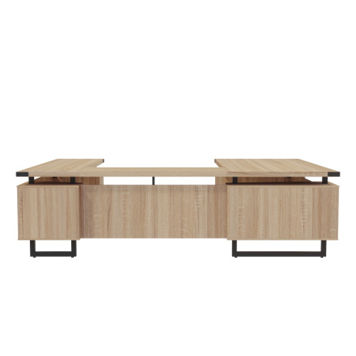 Safco Mirella Bridge &amp; Mod Panel for U-Shaped Configuration Desk - (4 Colors Available)
