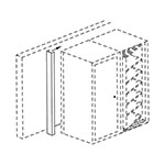Safco ARC Rotary Wall Closure Strips, 8 Tier Letter - ARC2493WCS ET11963