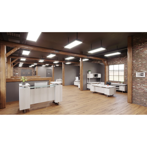 Safco Mirella RECPT.GLASS TOP for MRRD78 - (2 Colors Available)