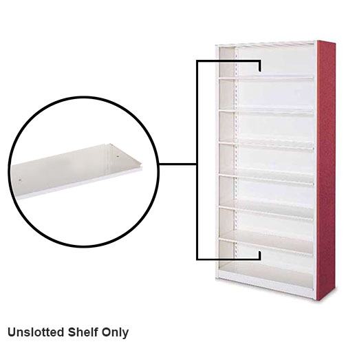  Safco 36"W x 24"D Unslotted Shelf, 18GA - EF3624U18GA