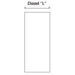 Safco 86"H Closed L Uprights - (2 Options Available) ET12085