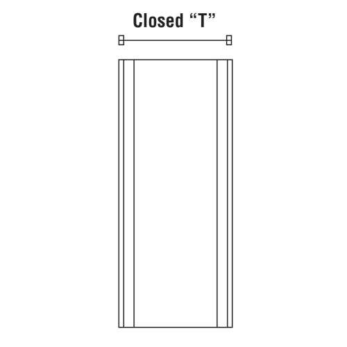 Safco 65&quot;H Closed T Uprights - (6 Options Available)