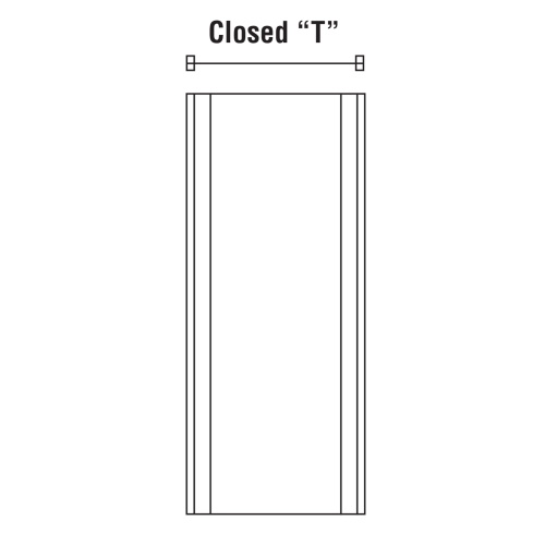  Safco 86&quot;H Closed T Uprights - (4 Options Available)
