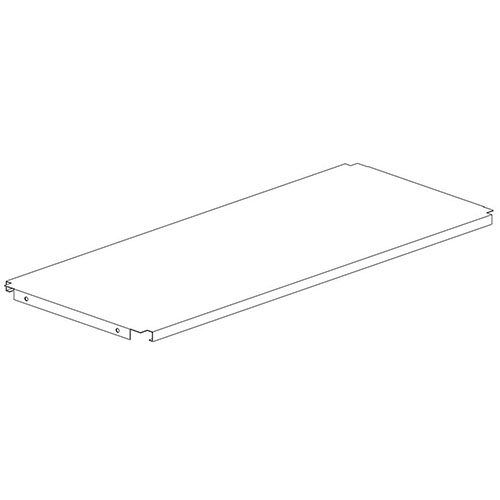 Photograph of Safco 36"W x 9"D Unslotted Shelf - EF3609U