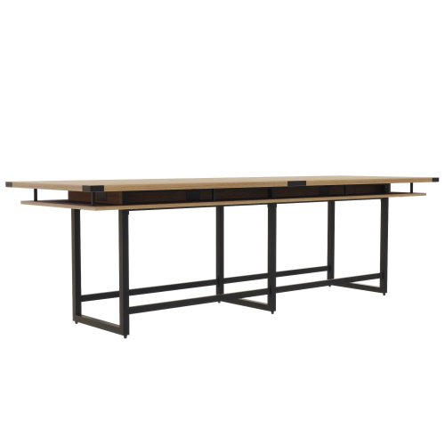 Safco Mirella Conference Table, Standing-Height, 12&#39; - (4 Colors Available)