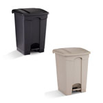 Safco Plastic Step-On Receptacle, 12 Gallon - (2 Colors Available) ET17333