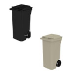 Safco Plastic Step-On Receptacle, 32 Gallon - (2 Colors Available) ET17335