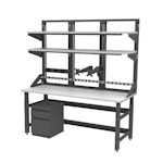 Safco - TechWorks Typical 8 Workstation - TWTYP8 ET17594