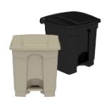 Safco 8-Gallon Plastic Step-On Receptacle - (2 Options Available) ET22198