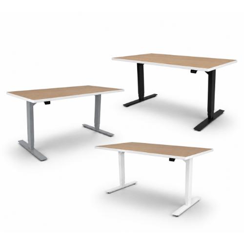   Safco ML-Series 30x60 3-Stage Height Adjustable Table with 2-Leg Base- (3 Options Available)