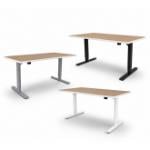 Safco ML-Series 30x60 3-Stage Height Adjustable Table with 2-Leg Base- (3 Options Available) ET22260