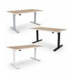 Safco ML-Series 30" x 60" 2-Stage Height Adjustable Table with 2-Leg Base - (3 Options Available) ET22263