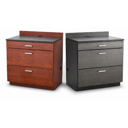   Safco Hospitality 3-Drawer Base Cabinet - (2 Options Available)
