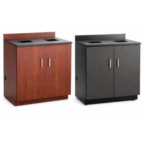  Safco Hospitality Waste Receptacle Base Cabinet - (2 Options Available)